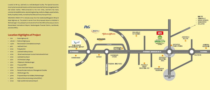 Sreenidhi Green City, Mahbubnagar - Residential Plots