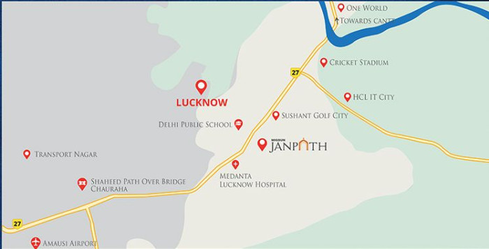 Migsun Janpath, Lucknow - Commercial Development