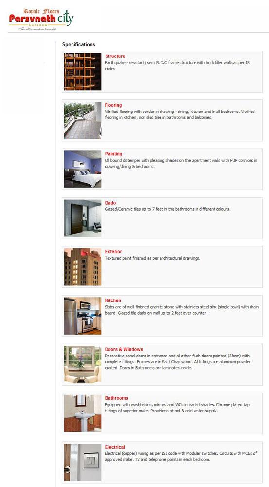 Parsvnath City Parsvnath Royale Floors, Lucknow - 2,3 and 4 BHK Luxury Apartments