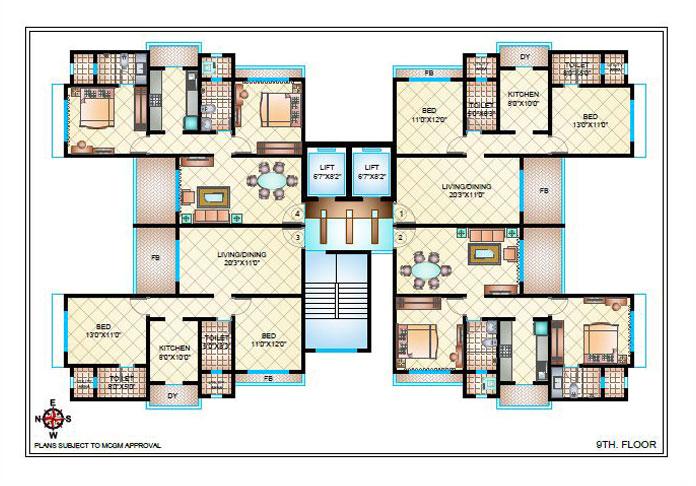 Shubham Solitude, Mumbai - 2 BHK Luxury Apartments