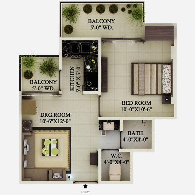 Eco Village, Greater Noida - 1, 2, 3 and 4 Bedrooms Apartments