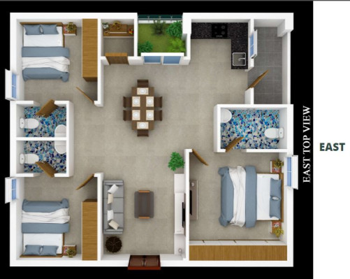 Lotus, Hyderabad - 3 BHK Aparment