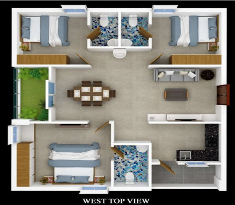 Lotus, Hyderabad - 3 BHK Aparment