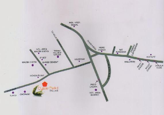 Oyster Park-1, Bhiwadi - 1/ 2 / 2+ Study / 3 BHK