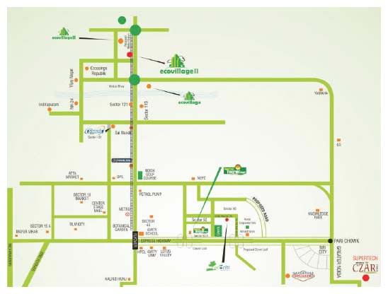 Supertech Ecovillage 2, Greater Noida - Residential Township
