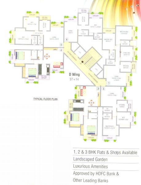 Salasar Aangan, Mumbai - 2 BHK & 3 BHK Apartments