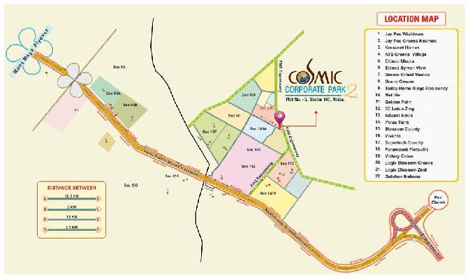 Cosmic Corporate Park 2, Noida - 7 Star Luxury Corporate Park
