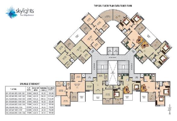 Skylights, Pune - 1/2 BHK Superior Abodes