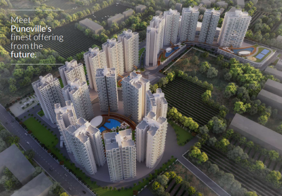 Puneville Phase III, Pune - 2/3 BHK Apartments Flats