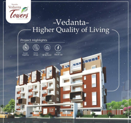 Vedanta Towers, Hyderabad - 2/3 BHK Apartments