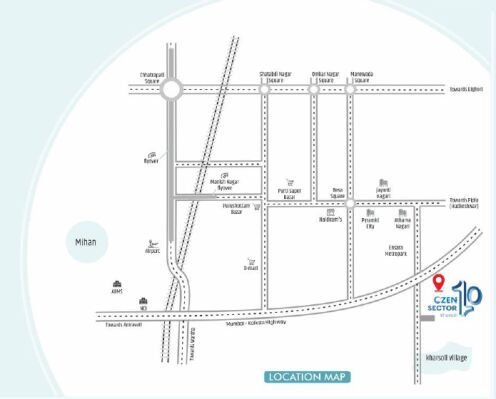 Ozen Sector 10, Nagpur - Residential / Commercial Plot