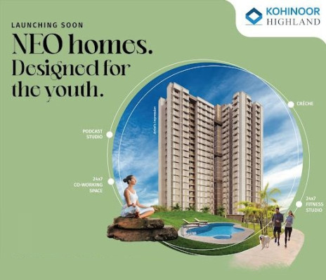 Kohinoor Highland, Thane - 1/2 BHK Apartments