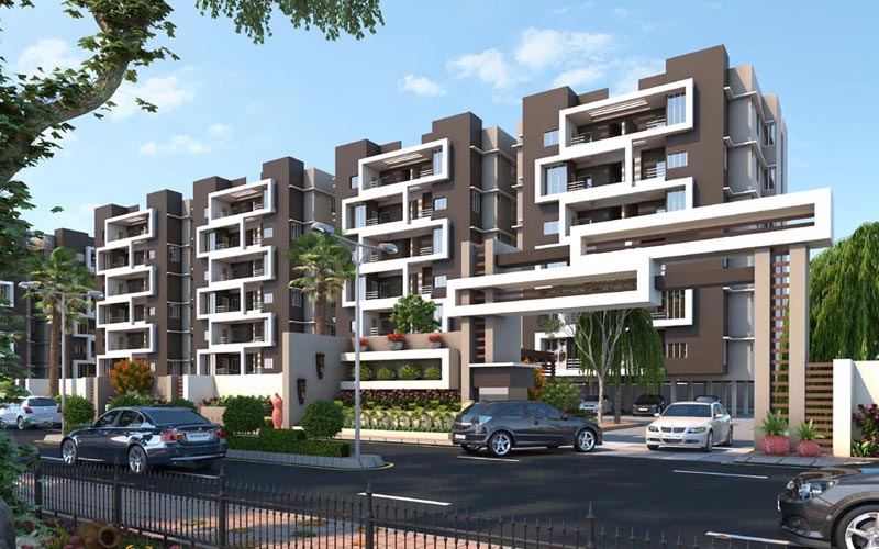 Sagar Eden Garden in Hoshangabad Road, Bhopal by Agrawal Construction