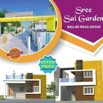 Sree Sai Garden, Hosur - 1/2/3 BHK Indivisual Homes