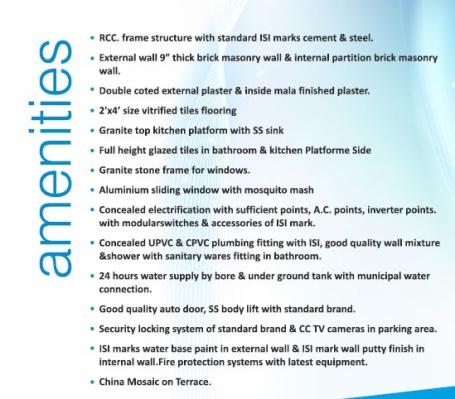 Anmol Residency, Valsad - 3 BHK Flat & Commercial Shop