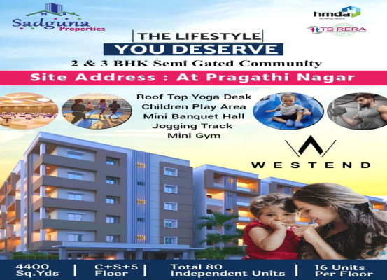 Westend, Hyderabad - 2BHK & 3BHK Flats