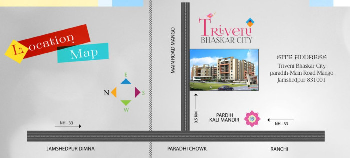 Triveni Bhaskar City, Jamshedpur - 2/3 BHK Apartments Flats