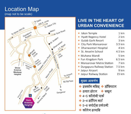 Hare Krishna Heights, Jaipur - 3 bhk Builder Floor