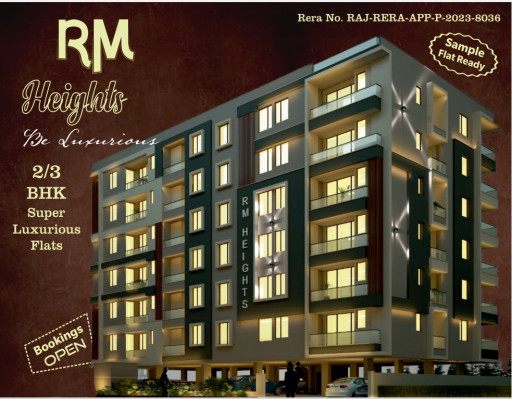 R M Heights, Jaipur - 2, 3 BHK Apartments