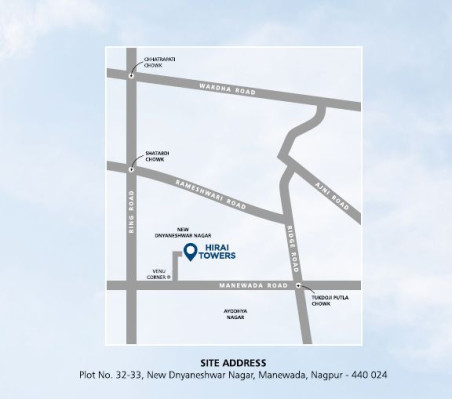 Hirai towers, Nagpur - 3 BHK Apartments