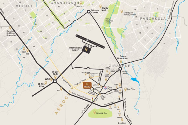 Pavitra Luxury Residences, Zirakpur - 3 BHK Apartments