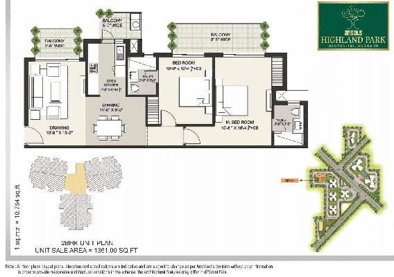 Ansal Highland Park, Gurgaon - 2/3/4 BHK Apartments