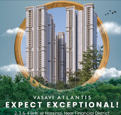 Vasavi Atlantis, Hyderabad - 2/3/4 BHK High Rise Apartments