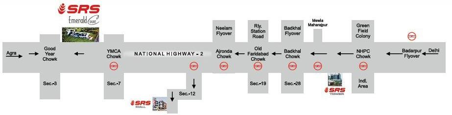 SRS Emerald Court, Faridabad - Commercial Office Space
