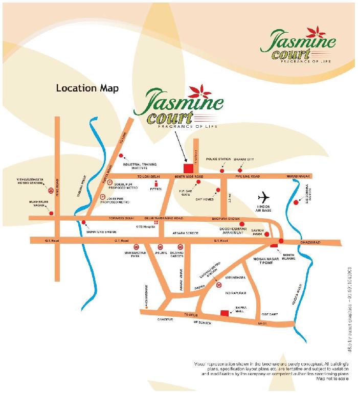 Jasmine Court, Ghaziabad - 2/3 BHK Apartment