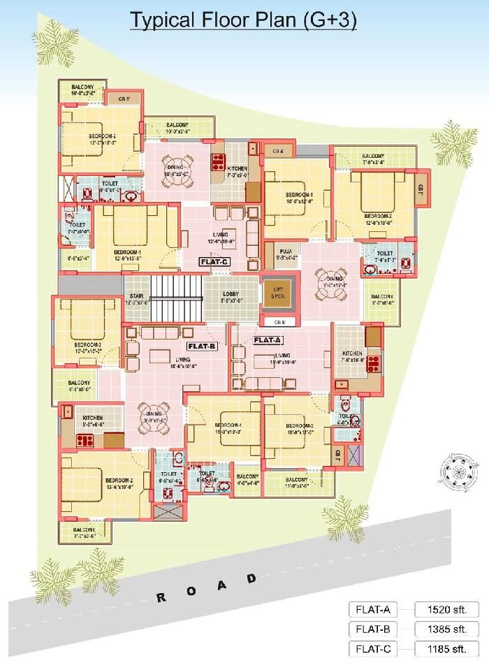 Bhagwati Laxmi, Ranchi - 2 BHK & 3 BHK Apartments