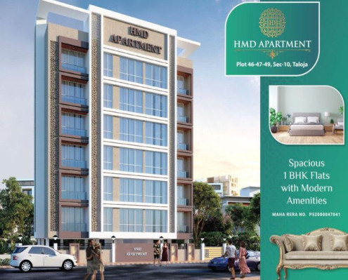 Hmd Apartment, Navi Mumbai - 1 BHK Apartment