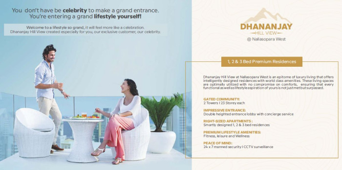 Dhananjay Hill View, Mumbai - 1/2/3 BHK Blissful Homes