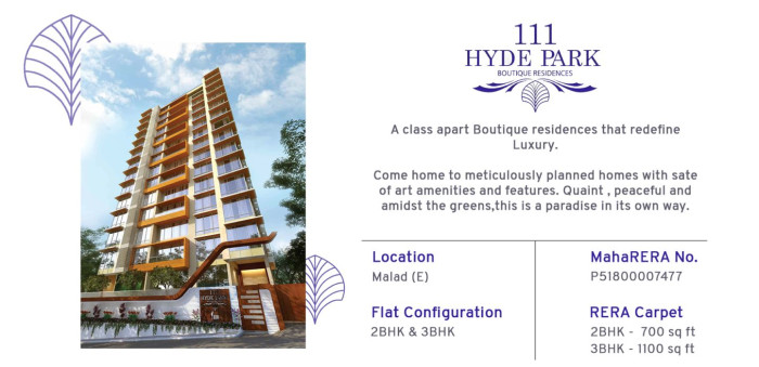 111 Hyde Park, Mumbai - 2 BHK Homes