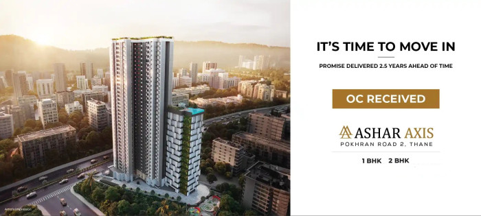 Ashar Axis, Thane - Luxurious 1/2 Bed Residences