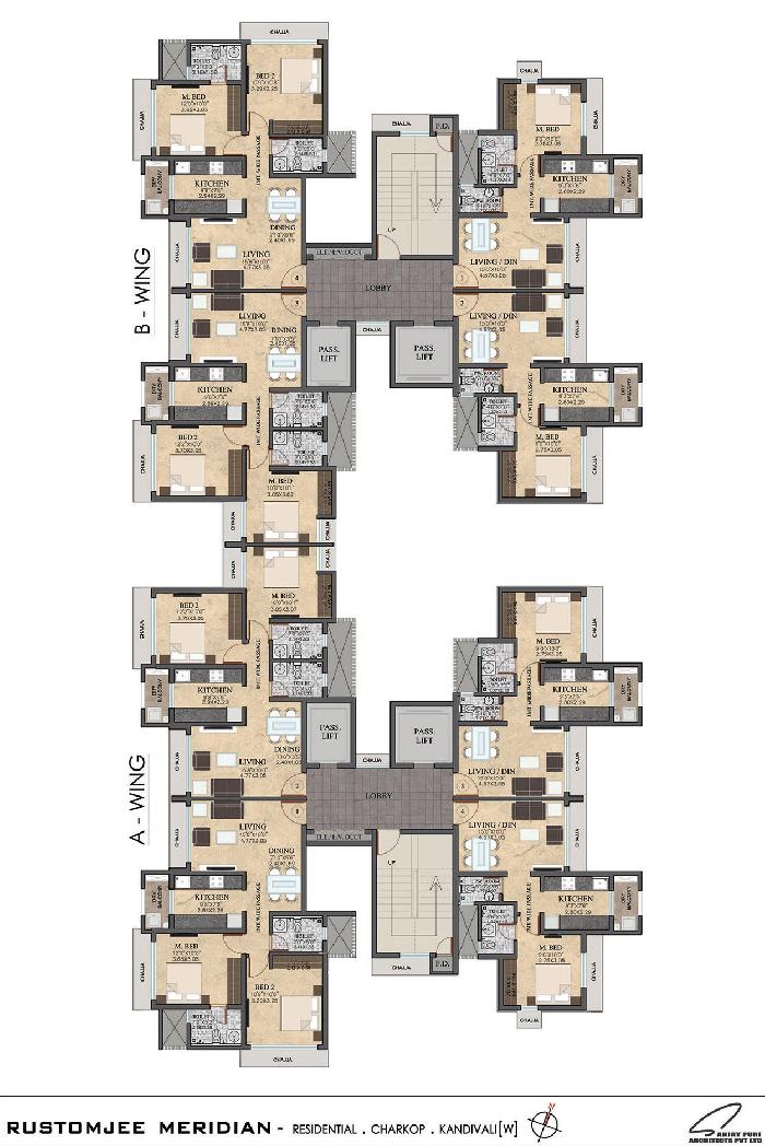Meridian, Mumbai - 1/2/ BHK Apartments