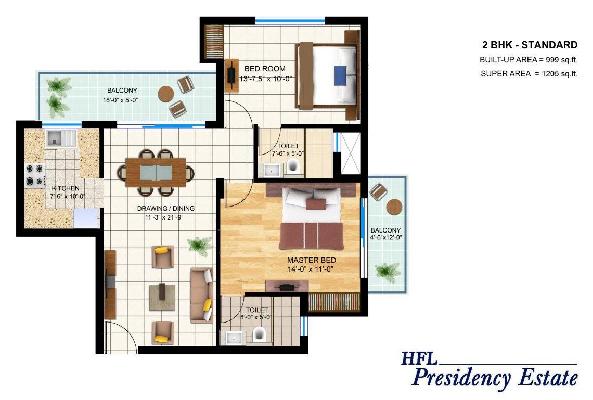 HFL Presidency Estate, Bhiwadi - 2/3 BHK Residential Apartments