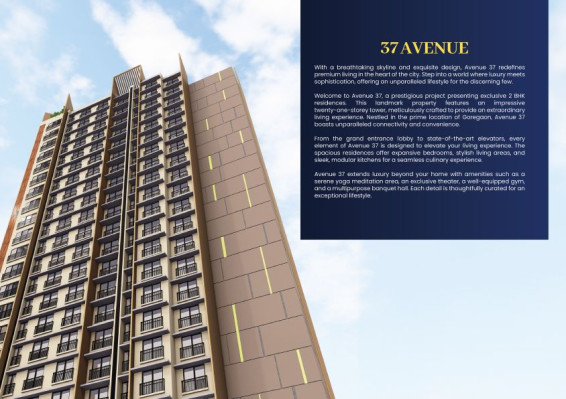 Sushanku 37 Avenue, Mumbai - 2/3/4 BHK Apartment