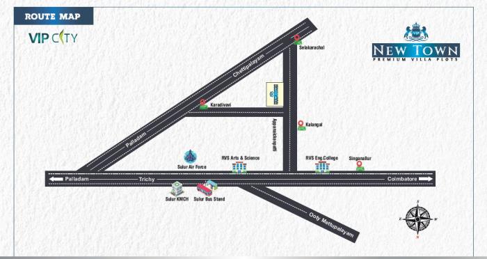 VIP New Town, Coimbatore - Residential Plots