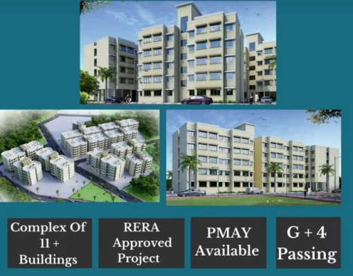 Vrindavan City, Palghar - 1 BHK Apartment