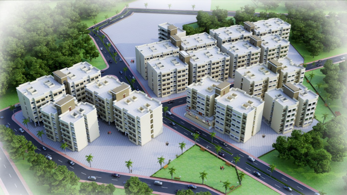 Vrindavan City, Palghar - 1 BHK Apartment