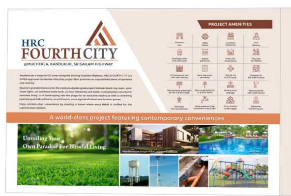 Hrc Fourth City, Rangareddy - Residential Plots