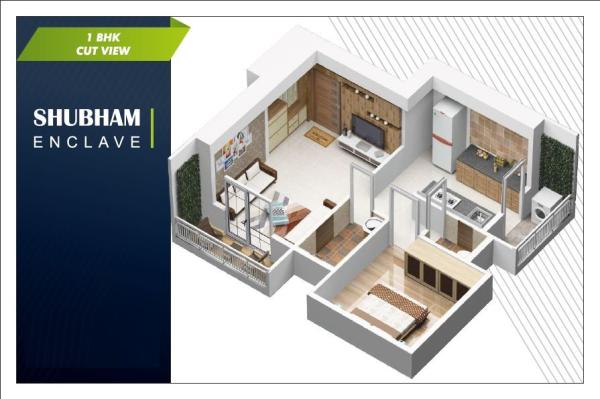 Shubham Enclave, Nashik - 1/2 BHK Apartment