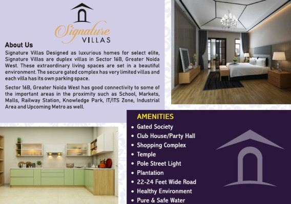 Signature Villas Phase 2, Greater Noida - Premium 3 BHK Villas