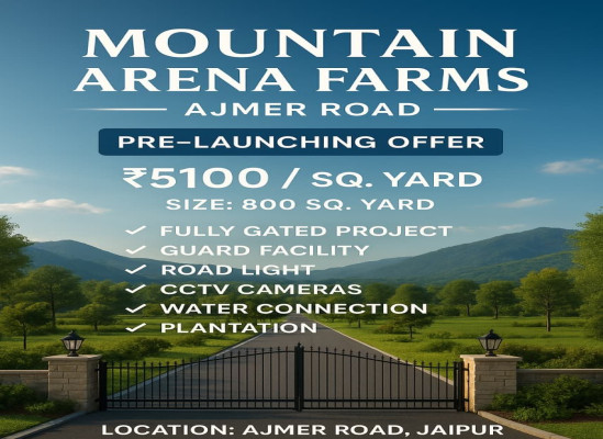 Mount Arena, Jaipur - Farmhouse Residential Plot