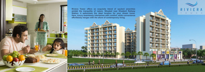 Riviera Tower, Thane - 1/2 BHK Apartment