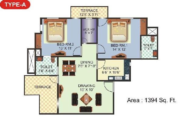 Shiva Gardens, Lucknow - 2/3 BHK Premium Apartments