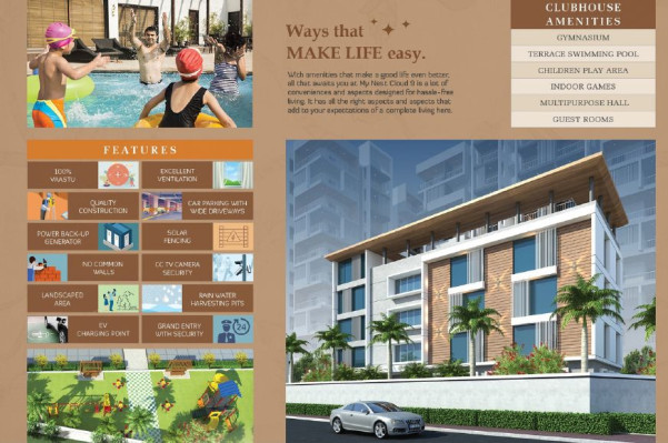 My Nest Cloud 9, Hyderabad - 2/3 BHK Apartment