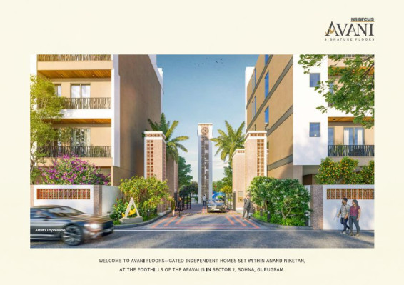 AVANI Signature Floors, Gurgaon - Beautifully Designed 3 BHK Builder Floor