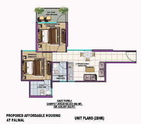 Palm Home, Palwal - 2 BHK Residential Apartments