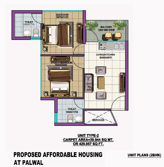Palm Home, Palwal - 2 BHK Residential Apartments